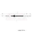 thumbnail image 2 of Cable Chicote Acelerador Compatible Con Ford Ranger 2.3L 2005 2006 2007 2008 2009 2010 2011 CAHSA Cable Chicote Acelerador, 2 of 6