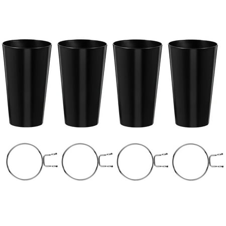 

4 Sets Pegboard Cups and Hooks Set Peg Hooks Assortment Organizer and Cups