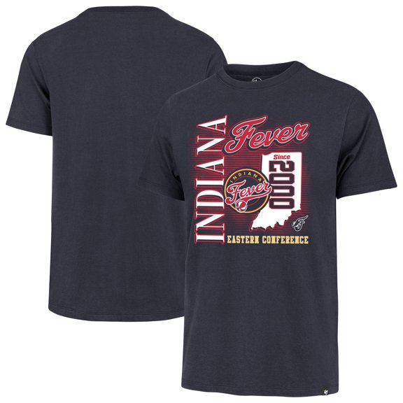 Men's '47 Navy Indiana Fever Hometown Regional Franklin T-Shirt
