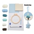 thumbnail image 3 of CAROOTU Punch Needle Embroidery Starter Kits Threader Fabric Embroidery Hoop Yarn Punch Needle Tools, 3 of 7