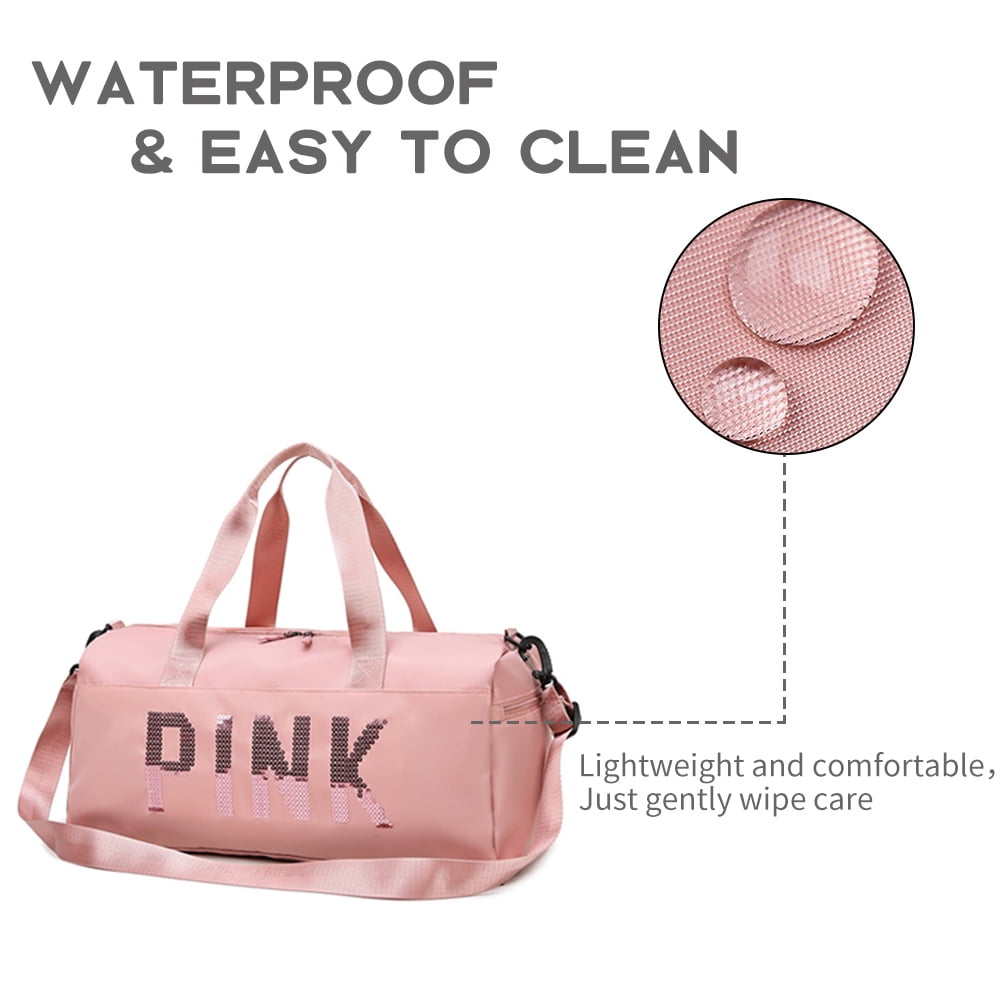 Gym Bag Travel Sports Duffel Bag for Men and Women Weekender Bag Workout Tote Bag with Dry Wet Pocket & Shoes Compartment