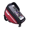 thumbnail image 1 of Bike Bicycle Phone Mount Bags - Waterproof Front Frame Top Tube Handlebar Bags with Screen Cover, 1 of 6