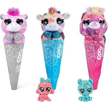 Coco Cones Surprise Fantasy Series Plush 3-Pack (3 RANDOM Plush)