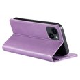 thumbnail image 3 of Compatible With iPhone 14 Wallet Case Magnetic Closure Credit Card Pocket[Hidden Kickstand] Shockproof Dustproof Rfid Blocking PU Leather Luxury Phone Cover, Purple, 3 of 9