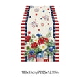 thumbnail image 2 of EGNMCR Memorial Day Decorations,4Th of July Decorations 4th Of July Decorative Tablecloth And Table Runner Independence Day Patriotic Table Linen Set Dining Table Home Decoration Linen runner, 2 of 5