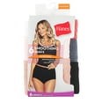 thumbnail image 2 of Hanes Women's Signature Smoothing Microfiber Brief Underwear, 6-Pack, 2 of 7