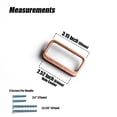 thumbnail image 2 of Goo-Ki 12 Pack Antique Copper Cabinet Pulls with 2.5''(64MM) Hole Center, Modern Zinc Alloy Cabinet Handles for Drawer,Wardrobe,Cupboard, 2 of 6