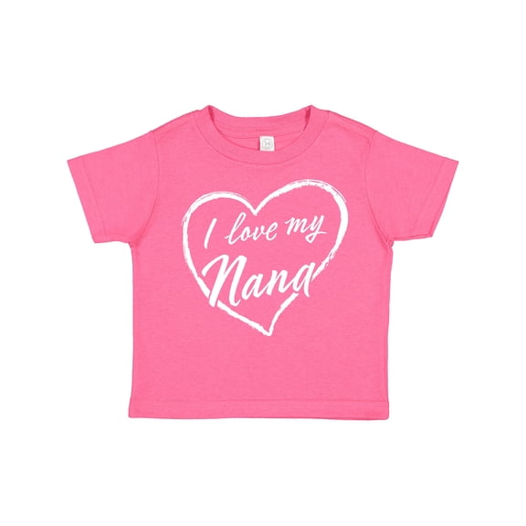 Inktastic I Love My Nana in White Chalk Heart Boys or Girls Toddler T-Shirt