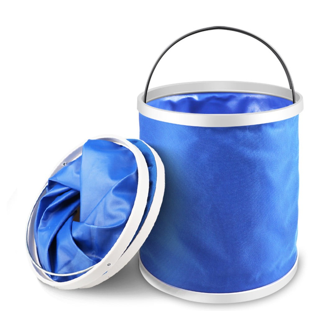 11L Collapsible Travel Basin with 2 Handles in Blue or Yellow. 