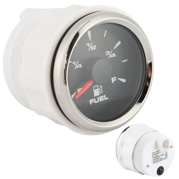 Indicadores De Nivel De Combustible De 2 Pulgadas Y 190ohm, Pantalla Digital, Retroiluminación De 8 Colores Para Yate De Coche De Motocicleta De 12V/24V