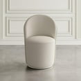 thumbnail image 2 of Jofran Landon Mid-Century Modern Upholstered Swivel Dining Chair (Set of 2), 2 of 6
