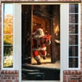 thumbnail image 4 of Grrvtrz Christmas Santa Claus Door Cover Door Hanging Santa Claus Background for Home Front Door Holiday Christmas Decorations,Decoration Supplies,Home Decor, 4 of 5