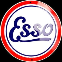 Hangtime ESSO 12 inch Circle Sign