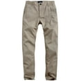 thumbnail image 3 of Matchstick Men’s Slim-Fit Flat Front Tapered Casual Chino Pants, 3 of 10