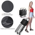 thumbnail image 5 of Byootique Makeup Bag Soft Sided Makeup Train Case Hangbag 2 Layer Cosmetic Tote with 4 Inner Removable Pouches Artist Multifunctional Toiletry Organizer Storage Carry on Travel Bag with Strap, 5 of 9