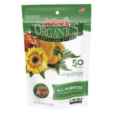 Outdoor Plant Food - Jobe’s Organics 50ct. All Purpose Plant Food Spikes