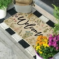 thumbnail image 2 of Wild Flowers Welcome Spring Doormat, Seasonal Summer Home Decor Low-Profile Switch Rug Door Mat Floor Mat for Indoor Outdoor 17x29 Inch, 2 of 6