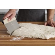 Brod & Taylor Bench Knife and Dough Scraper in Stainless Steel With an Ergonomic Silicone Handle