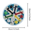 thumbnail image 4 of 2026 New - Board Games Round Ludo Board Game Classic Strategy Game For 2-6 Players Colorful Family Game Night Activity Includes Game Board And Playing Pieces, 4 of 20