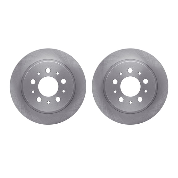 Dynamic Friction Company Rear Brake Rotors 6002-27020