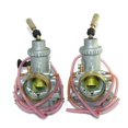 thumbnail image 1 of Carburetor Assembly Set Left Right Complete Carbs Yamaha RD 350 Motorcycle, 1 of 5