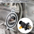 thumbnail image 2 of Termostato interno de Unique Bargains para Peugeot 207 1007 para Citroen C2 C3 Carcasa de termostato de refrigerante del motor duradera No.1336Z2 Plástico 1 Pc, 2 of 6