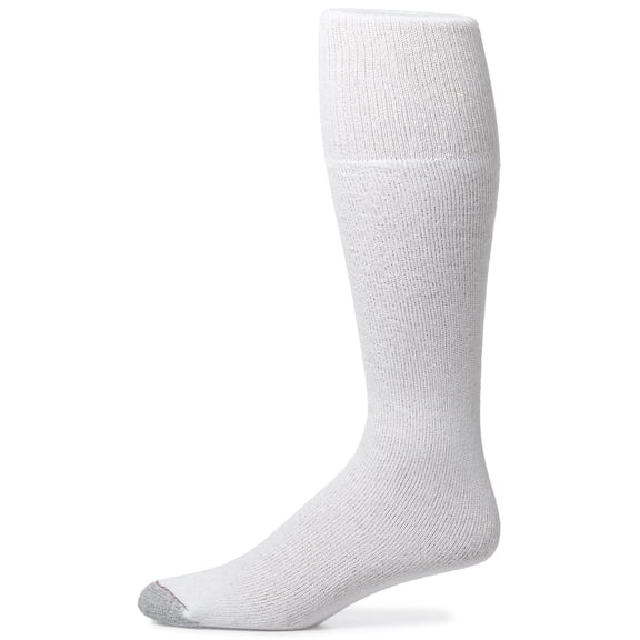 Hanes Ultimate Men's 6-Pack Over the Calf Tube Socks, White