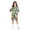 Green, variant on Grblisyd Girls Summer Outfits Casual Lounge Set Short Sleeve T Shirt and Elastic Waist Shorts 2 Piece Back to School Sets