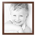 thumbnail image 2 of ArtToFrames 21" x 22" Walnut Picture Frame, 21x22 inch Brown Wood Poster Frame (WOM-4096), Pack, 2 of 8