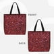 thumbnail image 2 of Easygdp Red Glitter Bolsa Tote para Mujer, Bolso de Hombro para Trabajo, Playa, Viajes, Compras y Supermercado, 2 of 7