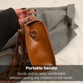 thumbnail image 4 of Arcticwind Shoulder Bag for Women, Women's handbag, Oil wax Leather Shoulder Bag Ladies Crossbody Purse and handbags, Stylish And Versatile, Lightweight Travel Casual Bag, Brown, 4 of 11