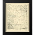 thumbnail image 2 of USGS 15x18 Black Modern Framed Museum Art Print Titled - Buena Vista Lake California Quad - USGS 1912, 2 of 5