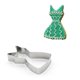 thumbnail image 2 of 9PCS Stainless Steel Skirt Cookie Set for Baking Silver DIY Cake and Biscuit Molds, 2 of 5