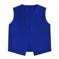 thumbnail image 3 of TOPTIE Kid Volunteer No-Button Child Vest Waistcoat Party Vests 5 Packs-Blue-L, 3 of 5