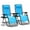 Sky Blue, variant on HOUSNIFLEX Zero Gravity Chair Set of 2, Adjustable Reclining Outdoor Lounge Chairs with Cup Holder Tray & Headrest, Portable Folding Patio Chairs for Camping, Pool, Backyard, Black
