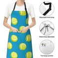 thumbnail image 6 of Picia Ball Tennis Waterproof Apron for Unisex Adult - Adjustable Bib Apron with Pockets, Ideal for Cooking, Gardening, Painting, and Household Chores, 6 of 9
