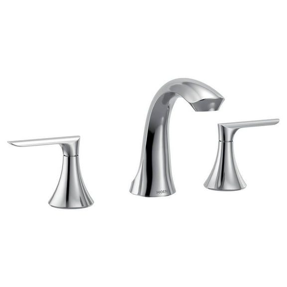 MOEN Findlay 84517 Widespread 2-Handle Bathroom Faucet in Chrome (Valve Included)