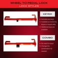 thumbnail image 3 of Equipment Lock Co.:  Wheel to Pedal Lock - Combo; Steering Wheel Lock, 3 of 7