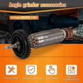 thumbnail image 4 of Ac220v-240v Armature Rotor Anchor Replacement Compatible With Bosch Angle Grinder Gws7-100 Gws7-125 Gws 7-100 Gw, 4 of 5