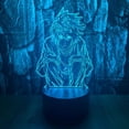 thumbnail image 1 of Japanese Anime Character Anime Figure 3D LED Optical Illusion Decoration Table Lamp 16 Colors Remote Control Acrylic Visual Night Light Easter Xmas Birthday Gift for boys girls Kids Child, 1 of 6