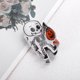 thumbnail image 5 of Ofertas Únicas 1 Clip de Garra de Halloween Calavera Calabaza para Mujeres Negro Naranja, 5 of 5