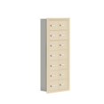 thumbnail image 1 of Salsbury 19075-14SRK Cell Phone Storage Locker 7 Door High Unit - 5 Inch Deep Compartments - 14 A Doors - Sandstone - Recessed Mounted - Master Keyed Locks, 1 of 1