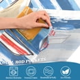 thumbnail image 5 of Yayeee Kitchen Curtains Tier Set of 2 Light Filtering 57"x24" Over Sink Window Panels, Red Sailboats, 5 of 7