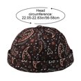 thumbnail image 2 of Hsqqdc Unisex Vintage Rolled Cuff Brimless Docker Hat, Sailor Skull Cap Beanie for Men Women, 2 of 7