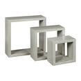 thumbnail image 3 of Niche Soho 3 Piece Wall Shelf Set- Weathered Grey, 3 of 7