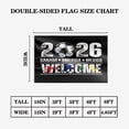 thumbnail image 7 of World Soccer play Flag 2026 American Canada Mexico Host Country Football Supporters Banner, Great Soccer Fans Gifts,Garden Outdoor Flag, 7 of 7