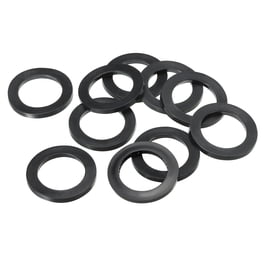 200 Rondelles Plates Nylon M8 – 13 Mm Extérieur, 0,8 Mm épais, Claires – Uxcell