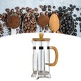 thumbnail image 4 of Borosilicate Coffee Pot Heat Resistant Coffee Filter Press Pot 1000ml Capacity Prevent Burns Easy To Clean For Camping For Restaurant ANGGREK Otros, 4 of 7