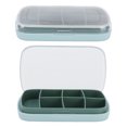 thumbnail image 1 of Medicine Organizer, Exquisite Green Tablets Box With Compartment Design For Medicine Box For Patient, 1 of 8