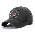 thumbnail image 3 of kaondbfi 4th of July Summer Patriotic Accessories Caps 250th Anniversary Usa Hat for Women Casual Independence Day Graphic Print Cowboy Hat Baseball Cap, 3 of 3